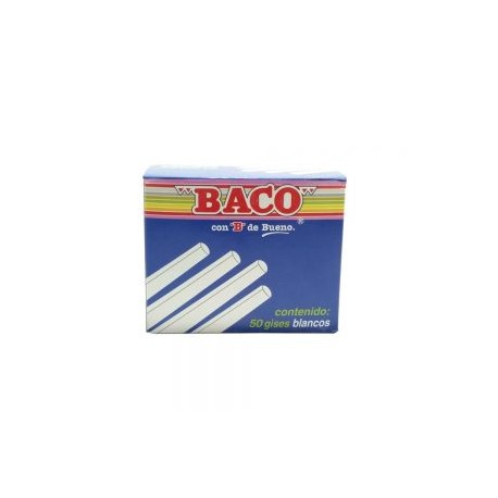 Gises blancos BACO Con 50 piezas Mod. GS002
